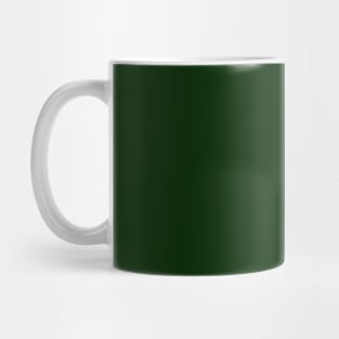 Christmas Spruce Tree Green Solid Color Coordinate Mug